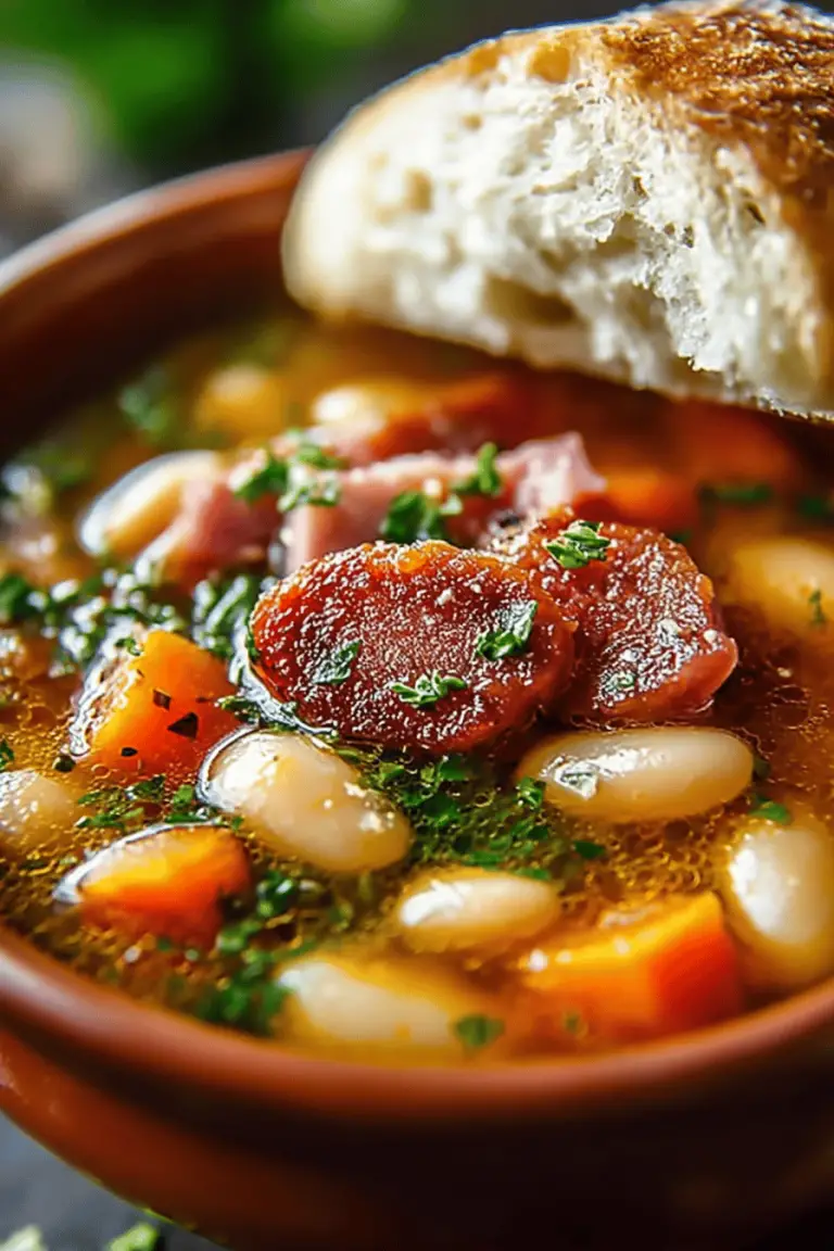 Easy Ham and Bean Soup