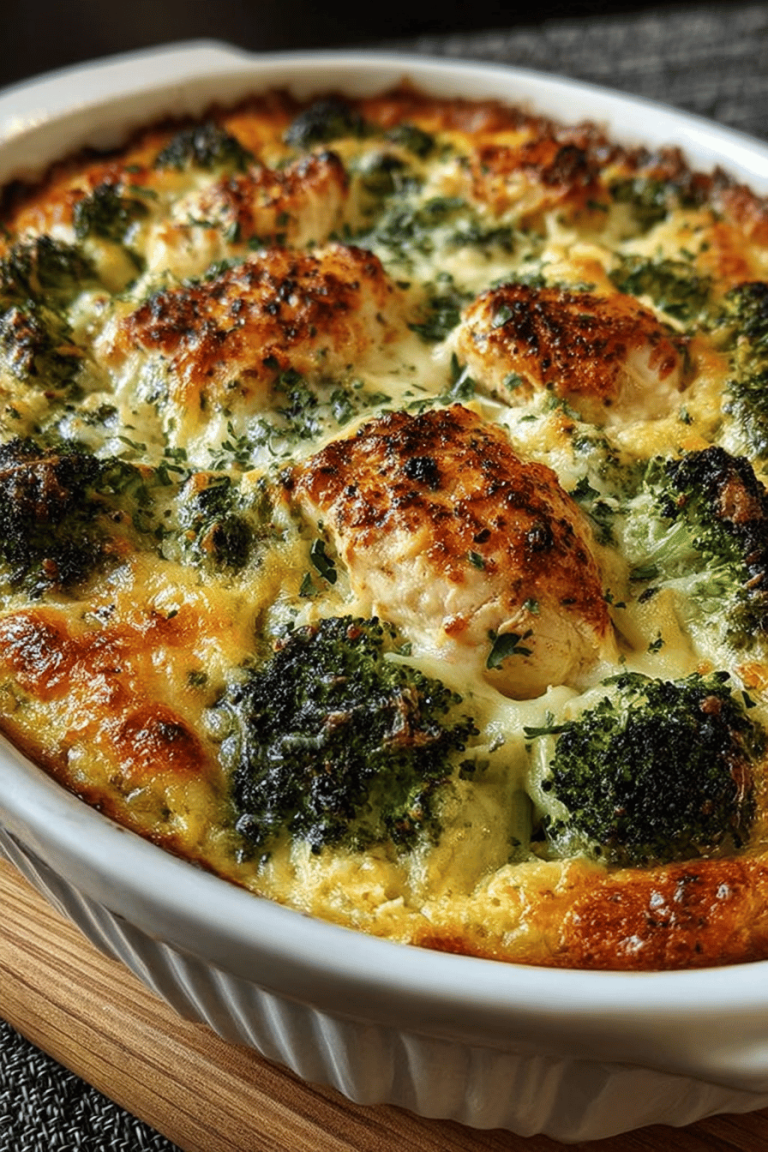 Easy Keto Broccoli Chicken Casserole