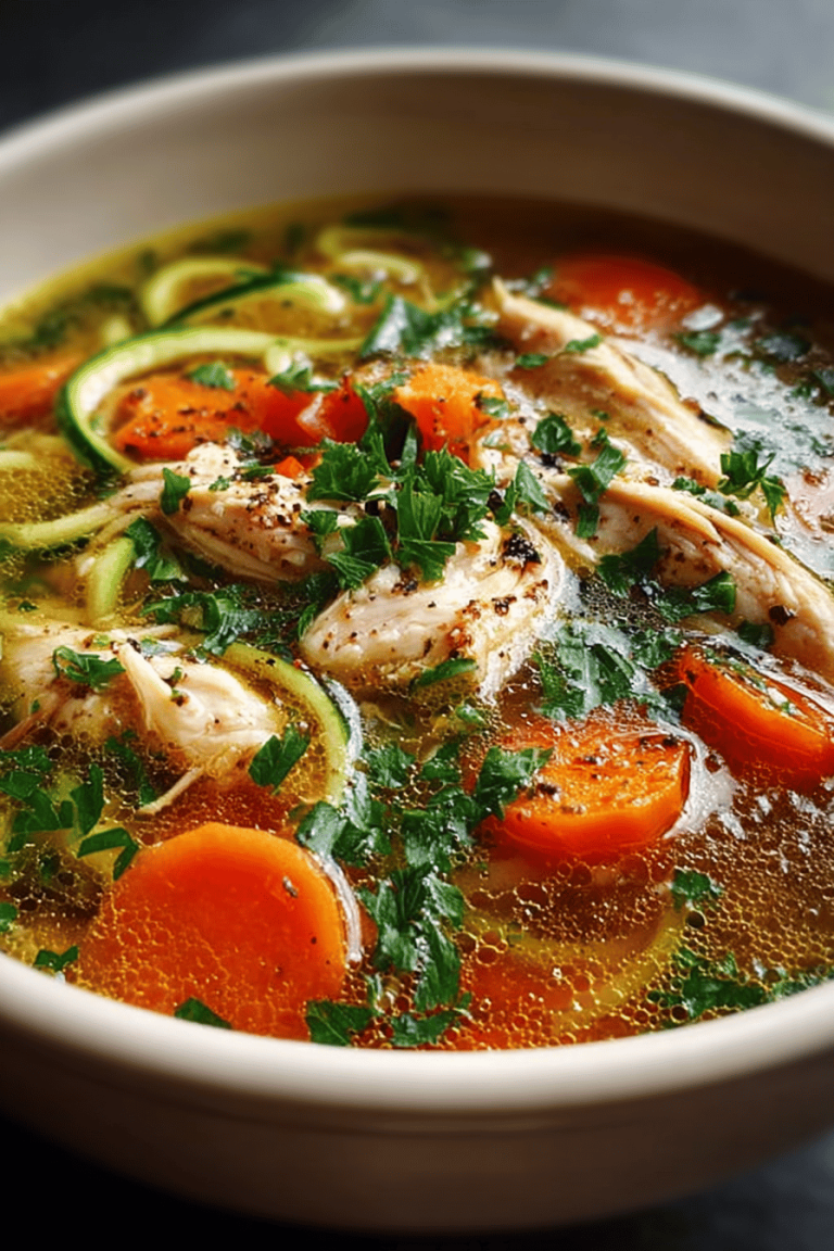 Easy Keto Chicken Soup Recipe