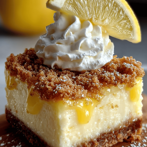 Easy Lemon Cheesecake Bars