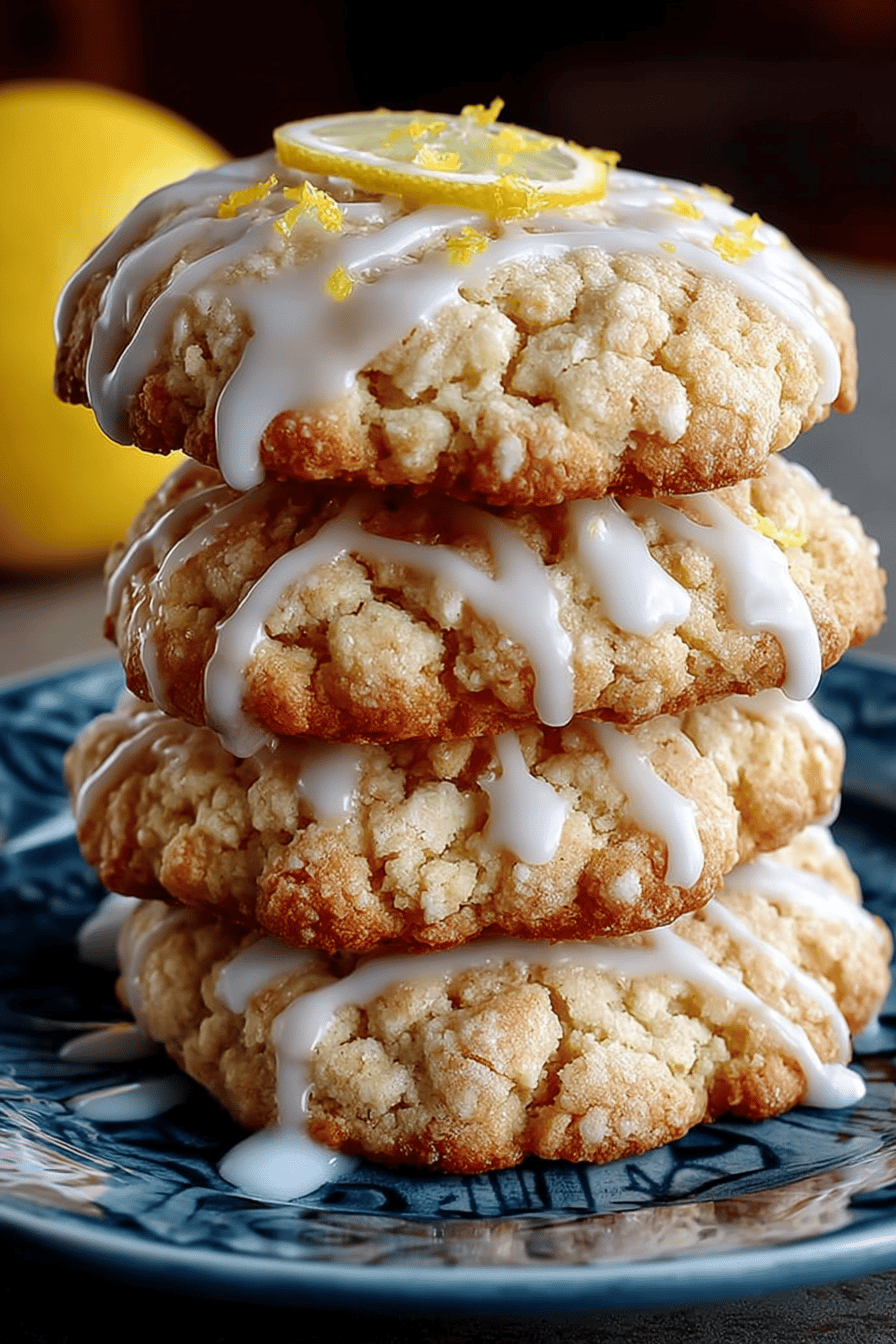 Easy Lemon Glazed Cookies Recipe