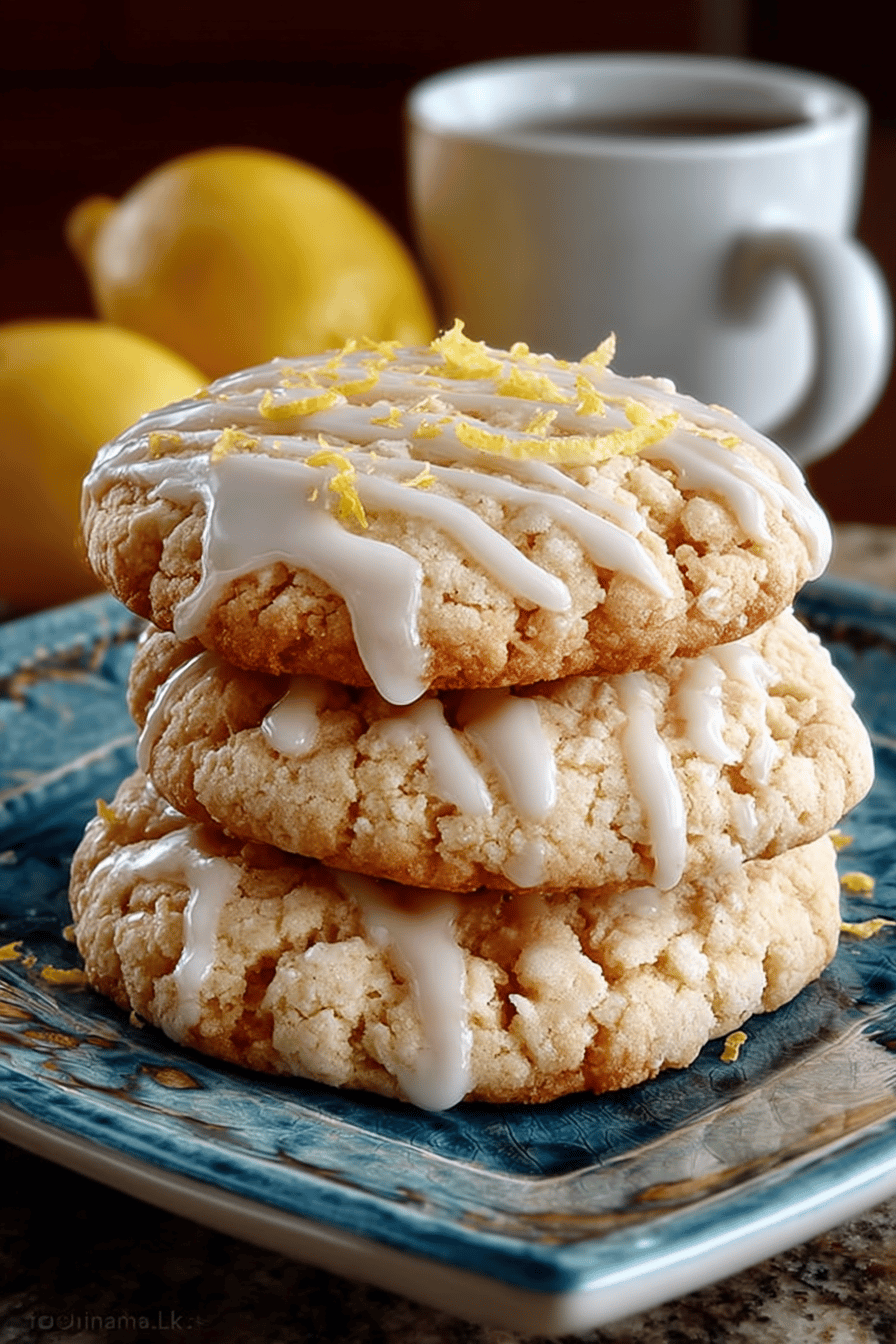 Easy Lemon Glazed Cookies Recipe