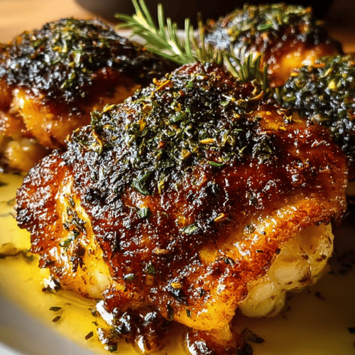 Easy Lemon Herb Chicken Thighs
