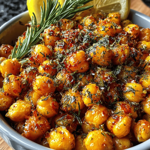 Easy Lemon Herb Chickpeas Delight