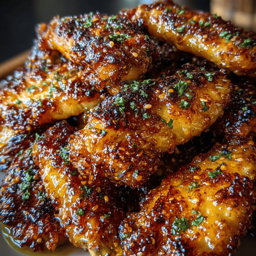 Easy Maple Mustard Wings in Air Fryer