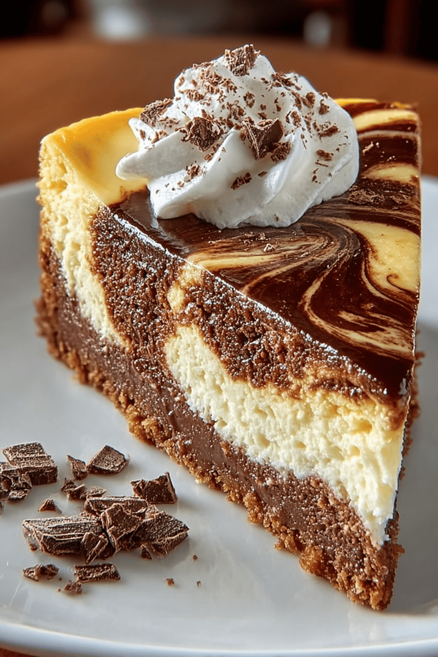 Easy Marble Swirl Cheesecake Recipe