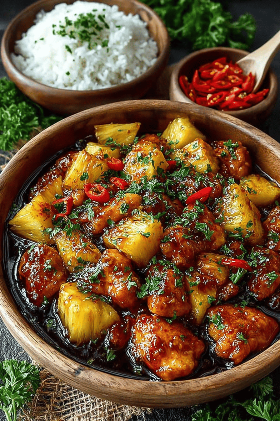 Easy Pineapple Chicken