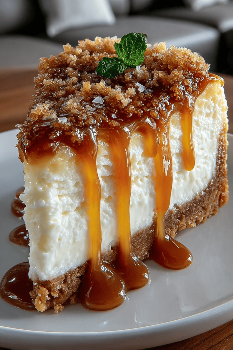 Easy Salted Caramel Cheesecake Delights
