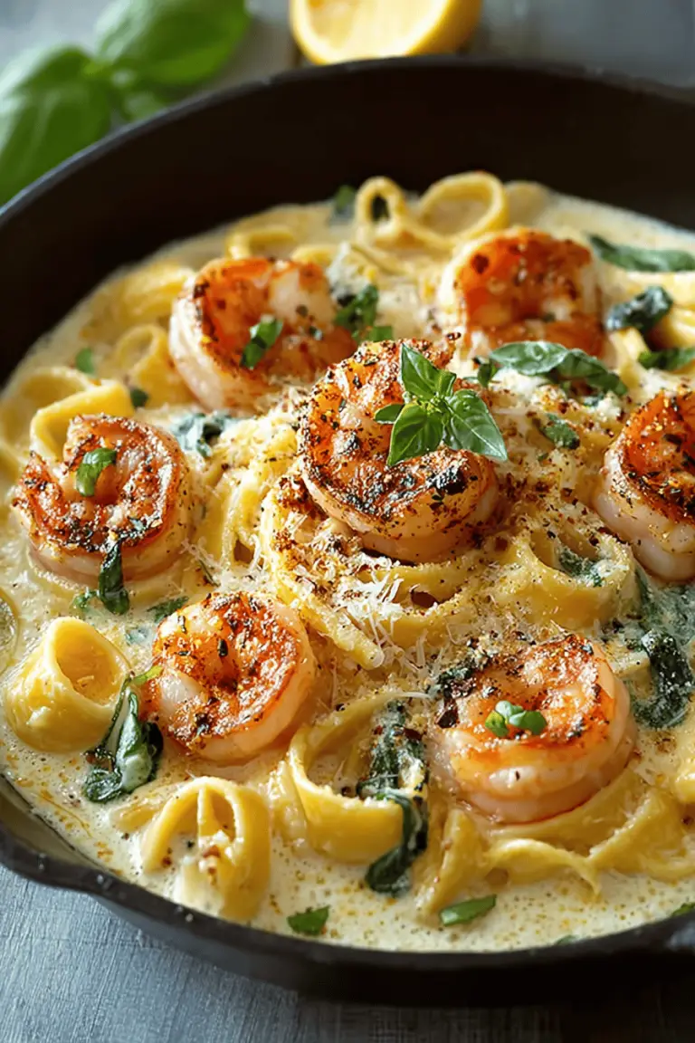 Easy Shrimp Alfredo