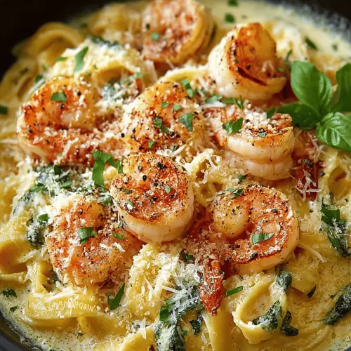 Easy Shrimp Alfredo
