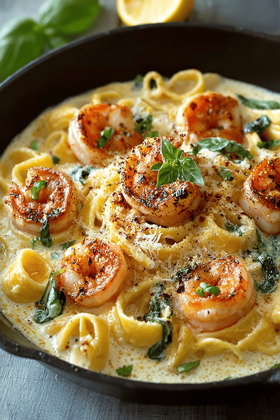 Easy Shrimp Alfredo