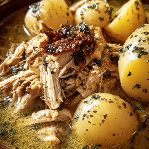 Easy Slow Cooker Potato Chicken Delight