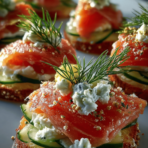 Easy Smoked Salmon Bites Recipe