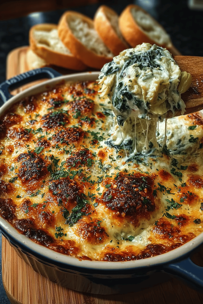 Easy Spinach Artichoke Chicken Dip