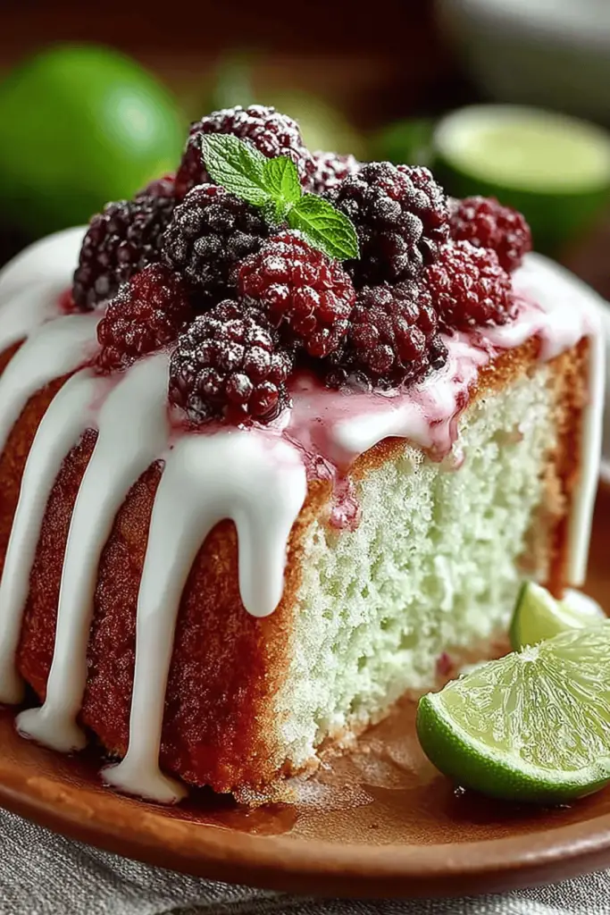 Easy Tequila Blackberry Cake