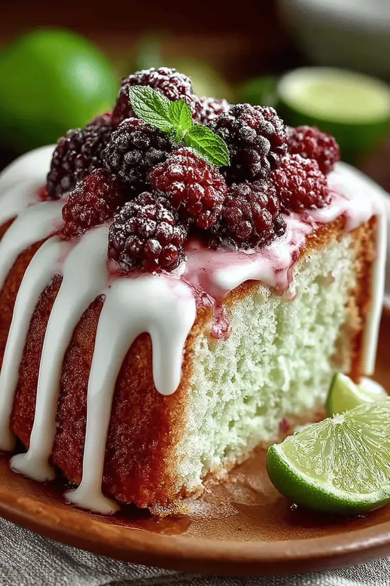 Easy Tequila Blackberry Cake