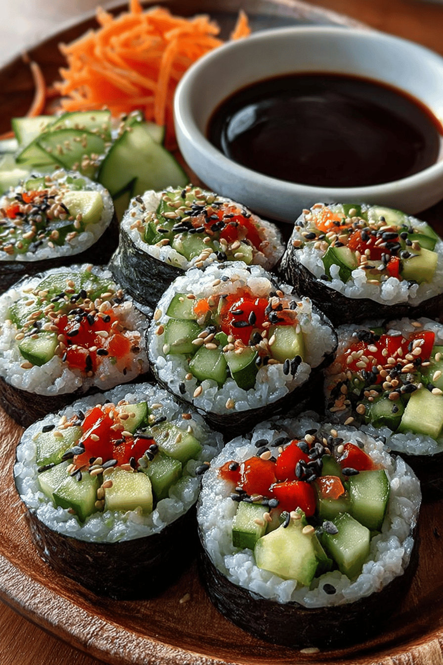Easy Veggie Sushi Rolls