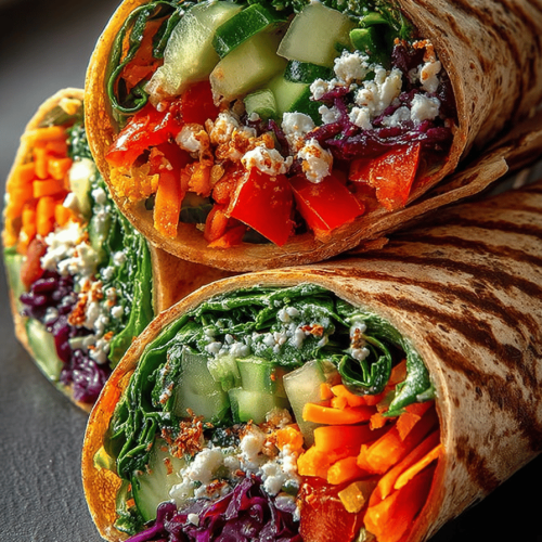 Easy Veggie Wraps Delight