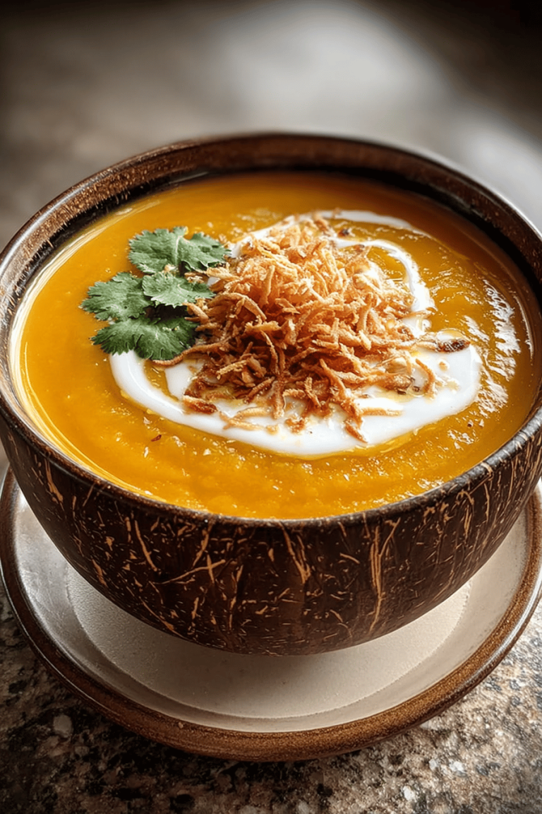 Easy and Delish Pumpkin Ginger Soup