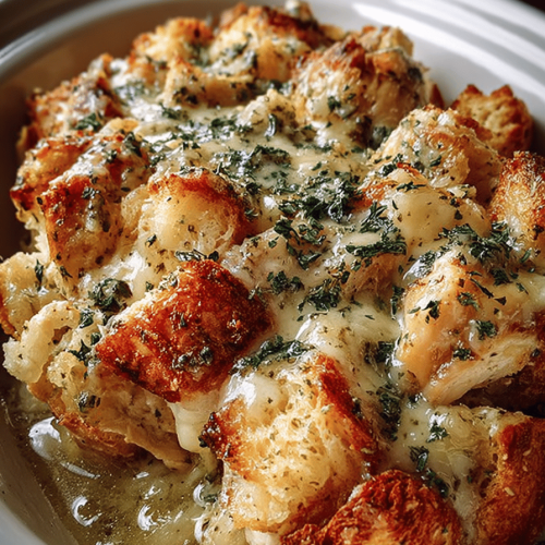 Easy and Tasty Crockpot Chicken Stuffing