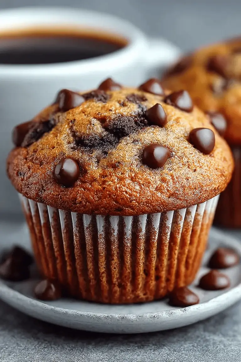 Espresso Chocolate Chip Muffins