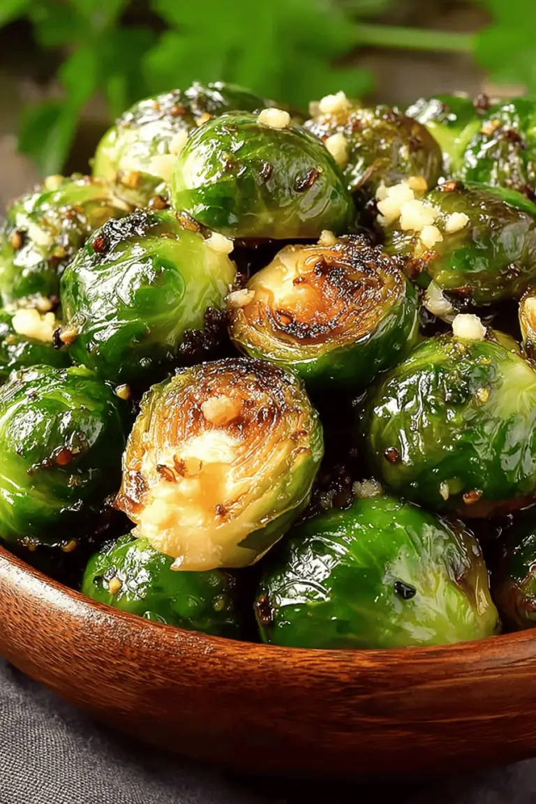 Garlic Brussels Sprouts