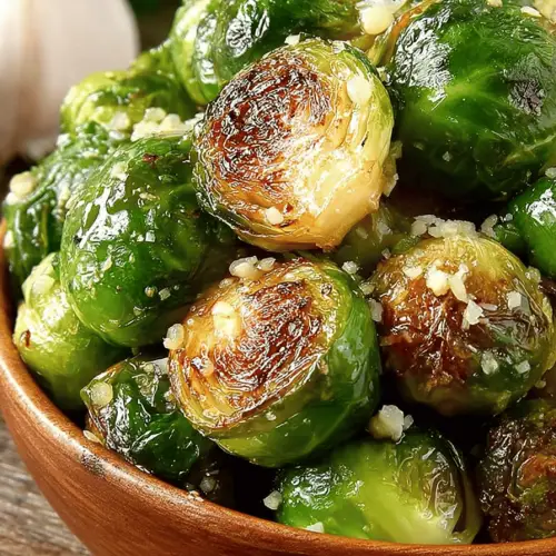 Garlic Brussels Sprouts