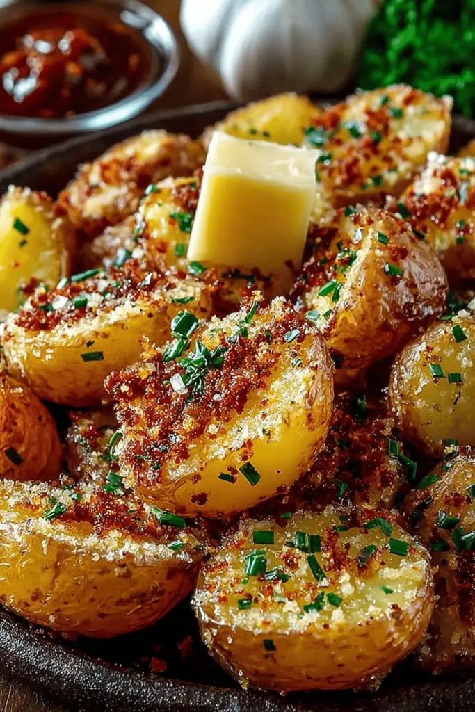 Garlic Parmesan Roasted Potatoes