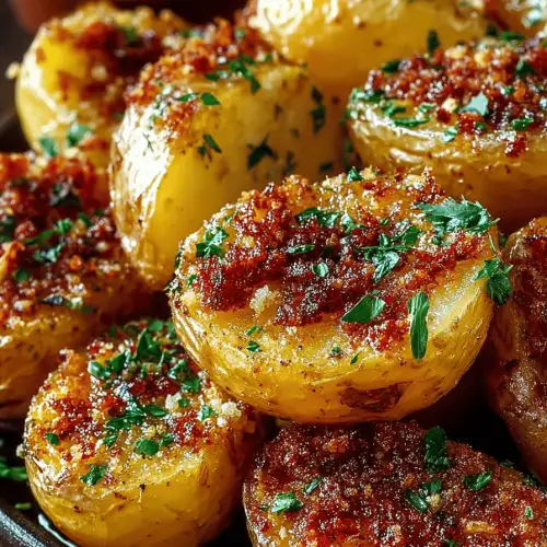 Garlic Parmesan Roasted Potatoes