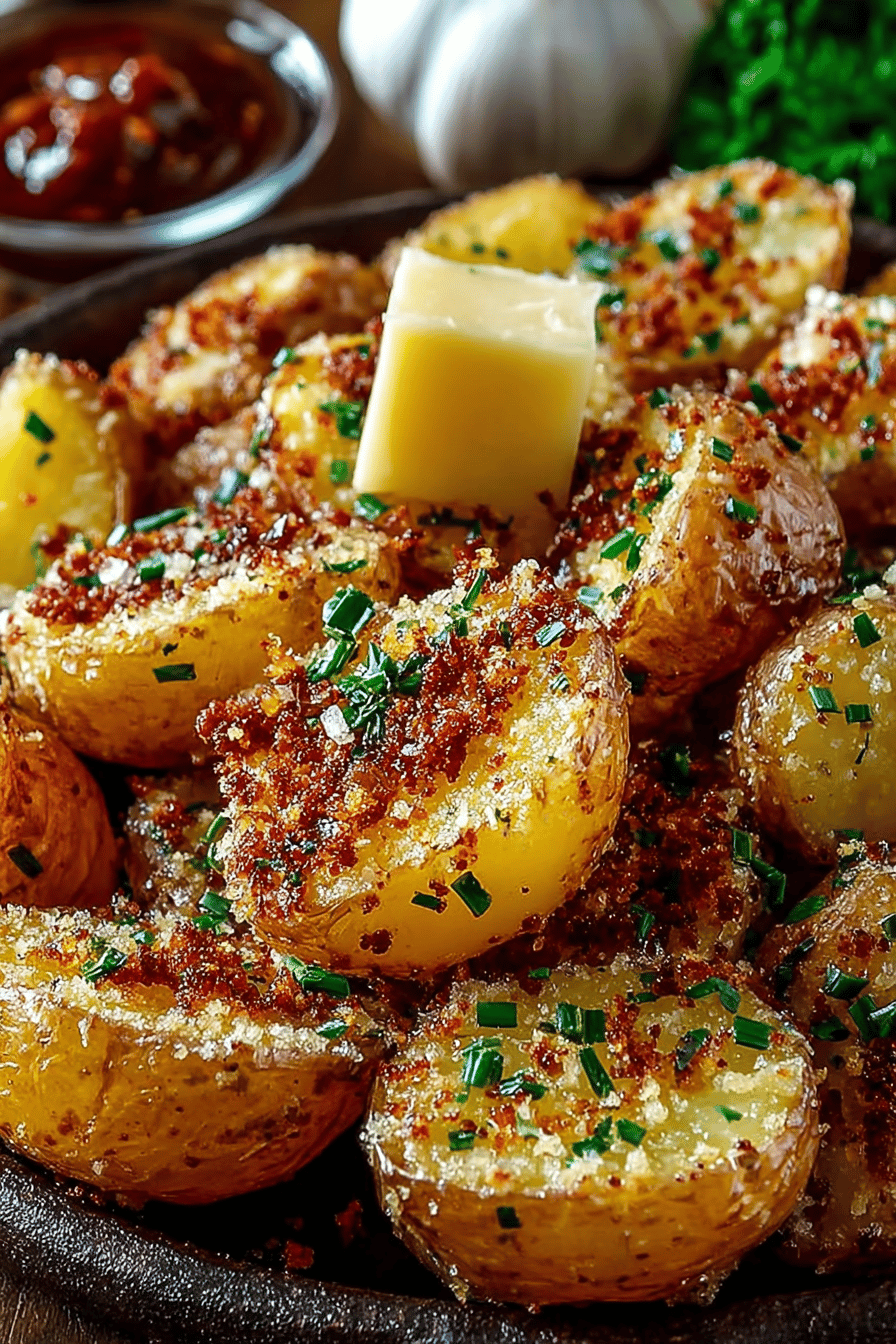 Garlic Parmesan Roasted Potatoes