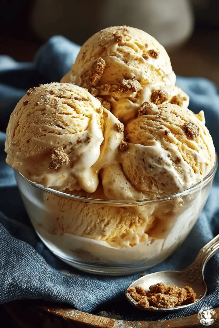Ginger Snap Pumpkin Ice Cream