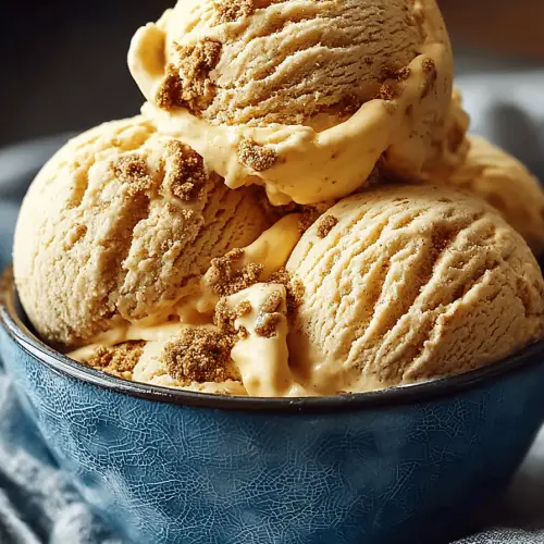 Ginger Snap Pumpkin Ice Cream