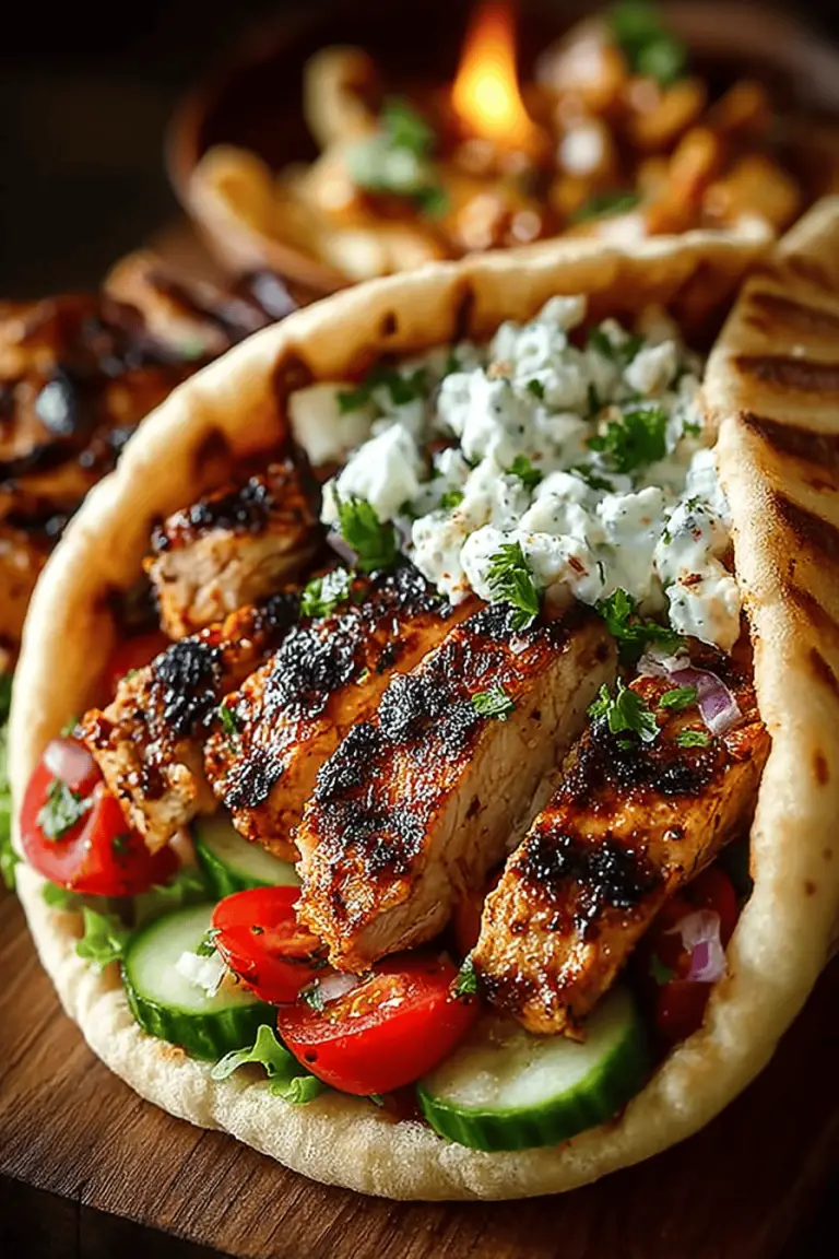 Grilled Chicken Pita