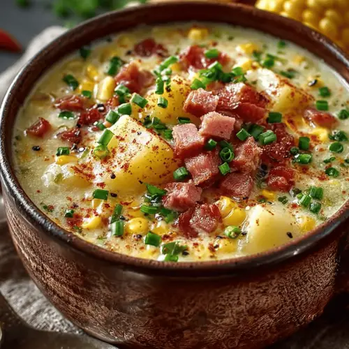 Ham & Potato Corn Chowder