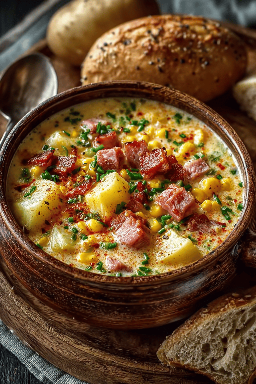 Ham & Potato Corn Chowder