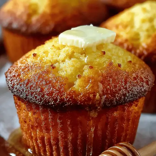 Honey Cornbread Muffins