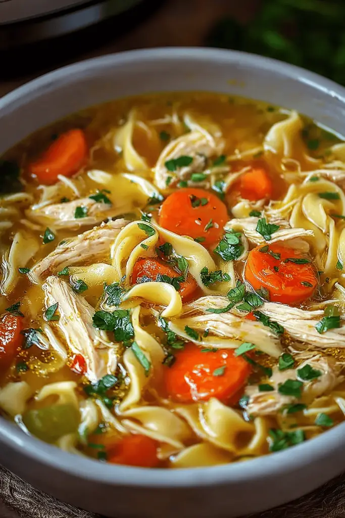 Instant Pot Chicken Noodle