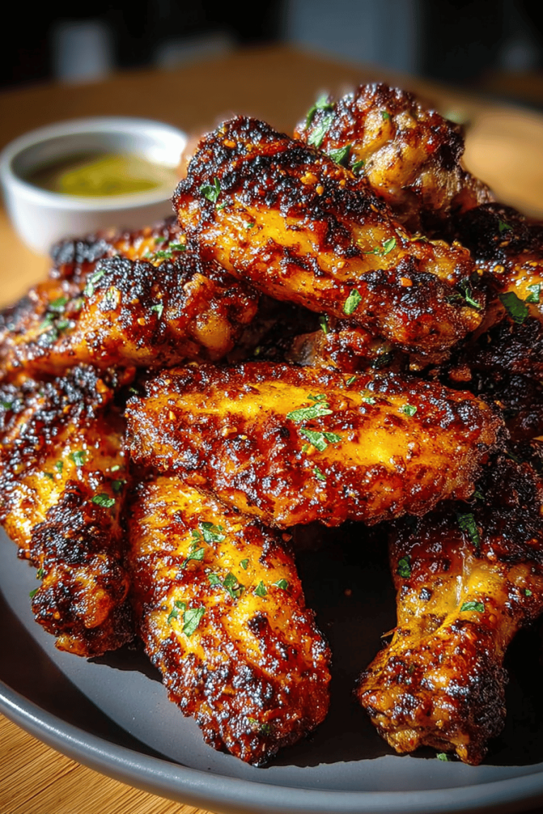 Jamaican Jerk Wings in Air Fryer