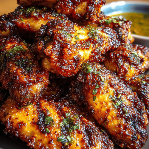Jamaican Jerk Wings in Air Fryer