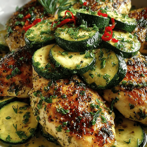 Juicy Chicken & Zucchini Delights