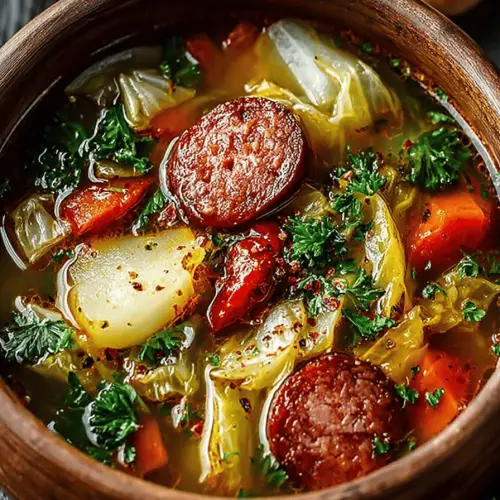 Kielbasa & Cabbage Soup