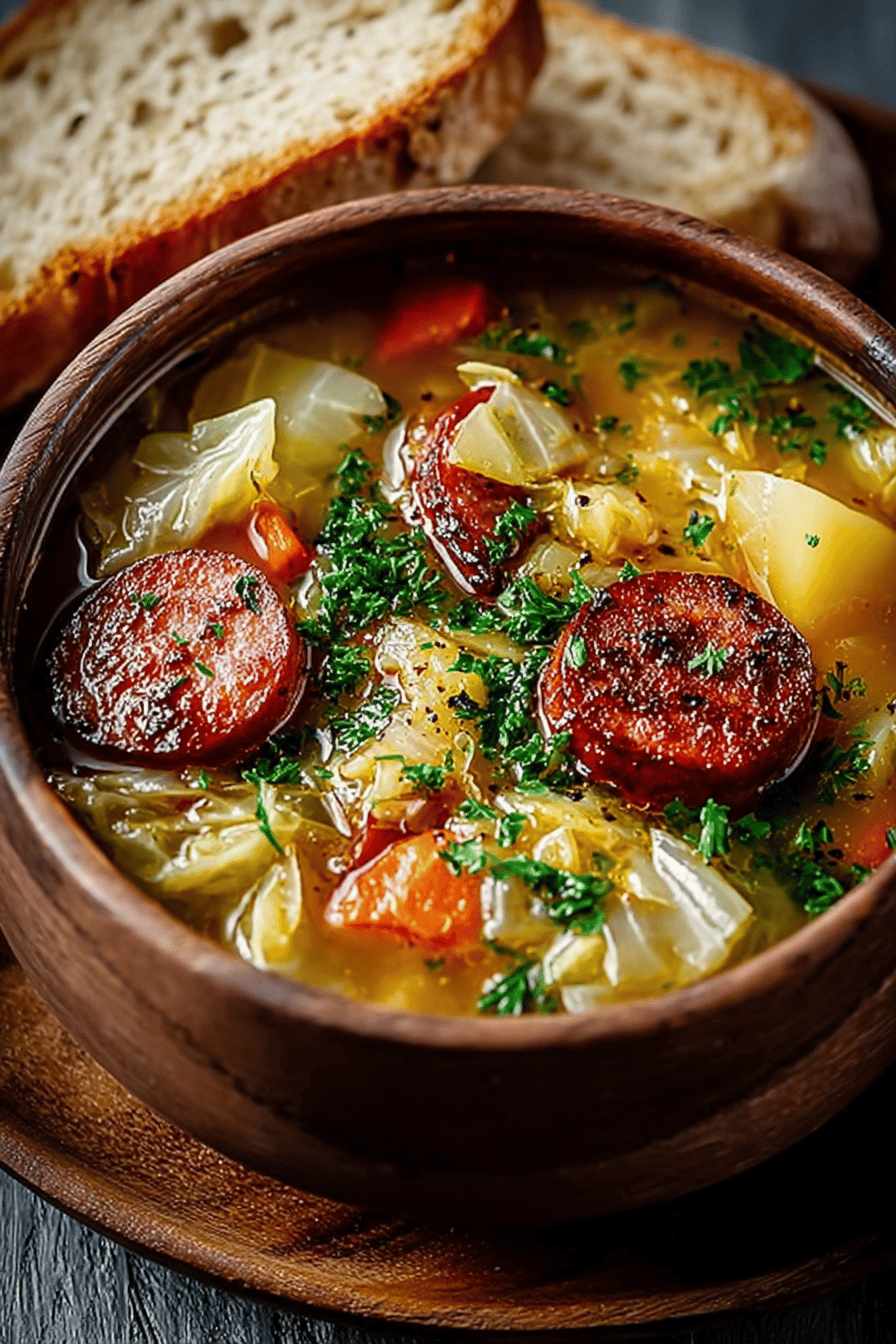 Kielbasa & Cabbage Soup