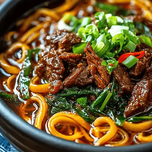 Korean Beef Noodles