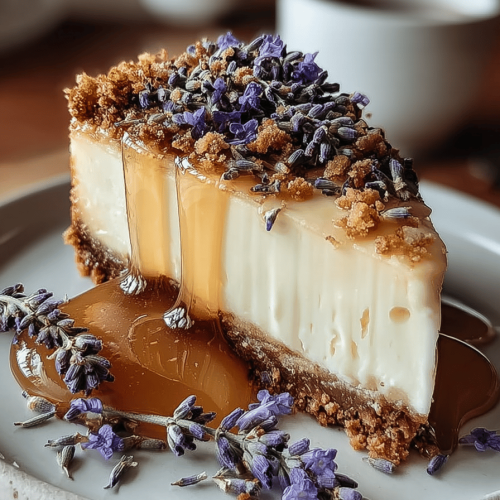 Lavender Honey Cheesecake Bliss
