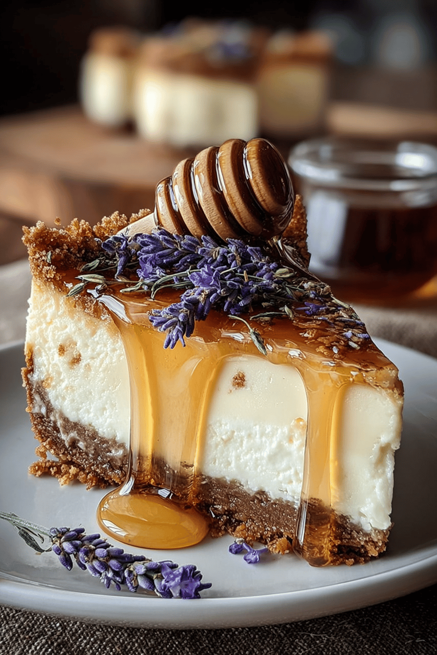 Lavender Honey Cheesecake Bliss