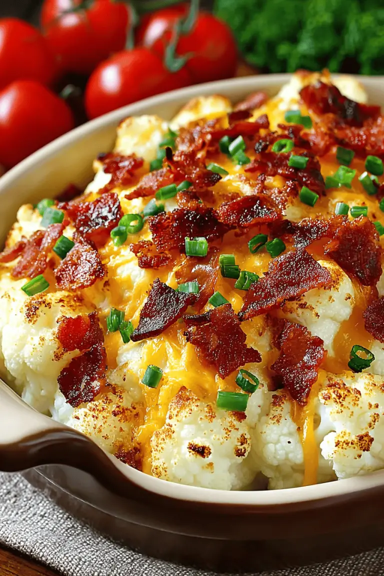 Loaded Cauliflower Bake