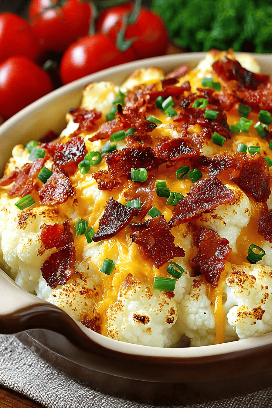 Loaded Cauliflower Bake