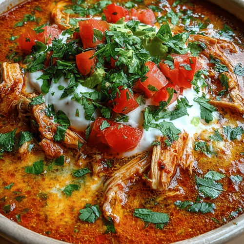 Low-Carb Chicken Enchilada Soup Recipe