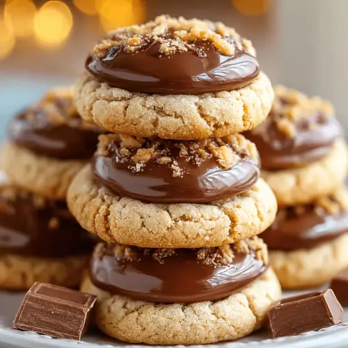 Milk Chocolate Peanut Butter Cookies
