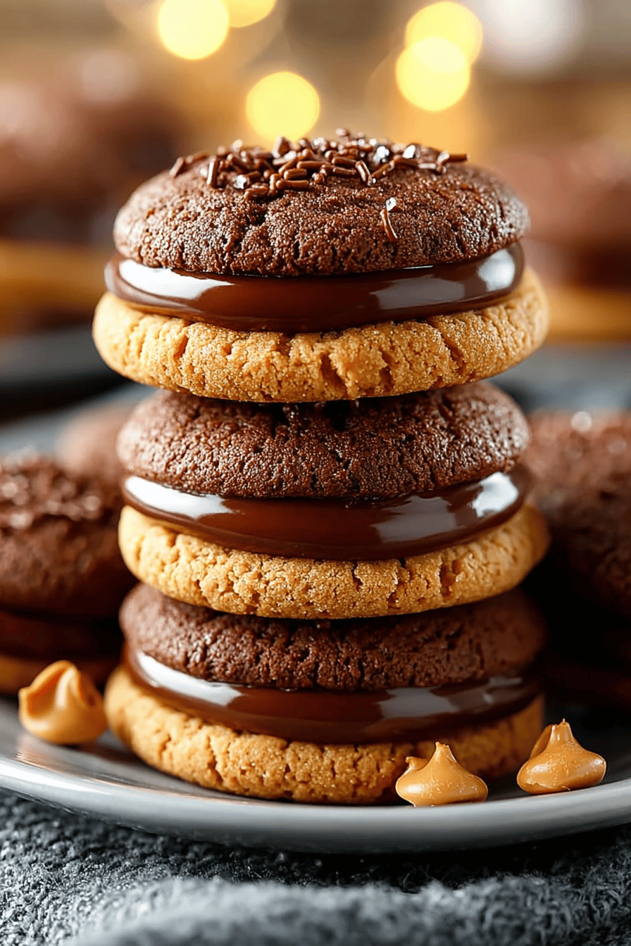 Milk Chocolate Peanut Butter Cookies